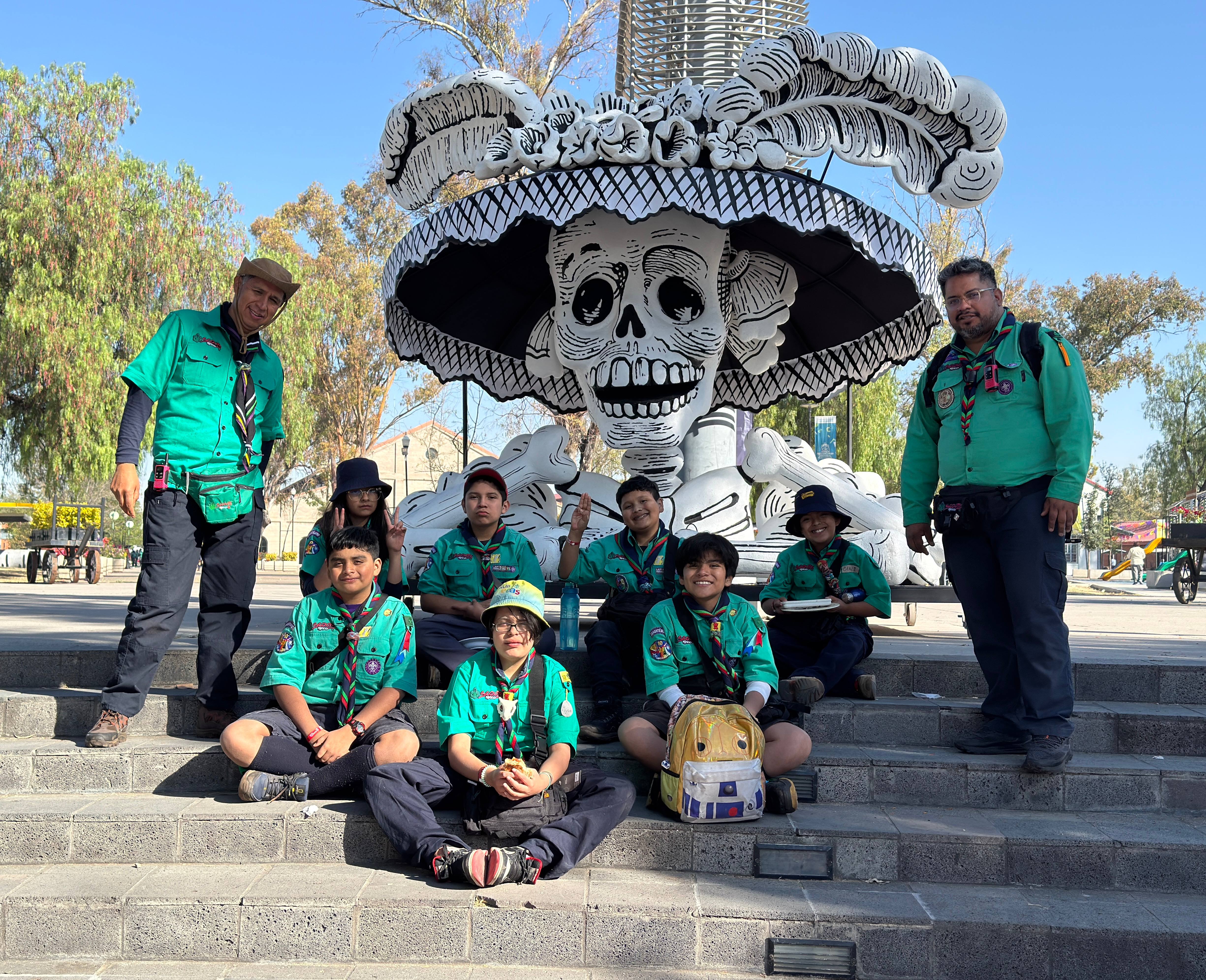 Tropa Tonatiuh en excursión